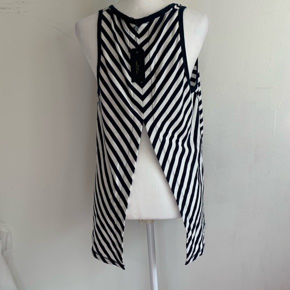 Rag & Bone Split Back Nautical Striped Scoop Neck Tank 🥳Host Pick🛍🤟🏼🚀🌴🌹 - Picture 5 of 8